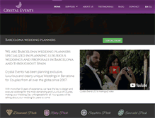 Tablet Screenshot of crystalevents.eu